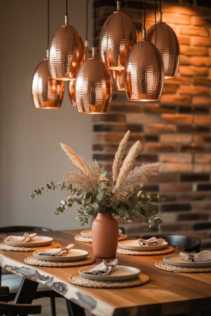 Copper Pendants for a Cozy and Stylish Glow