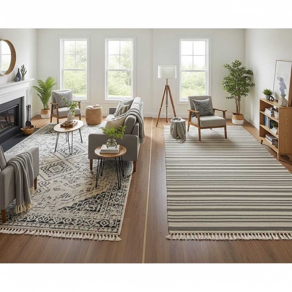Creating Zones in Your Lounge with Boho Rugs