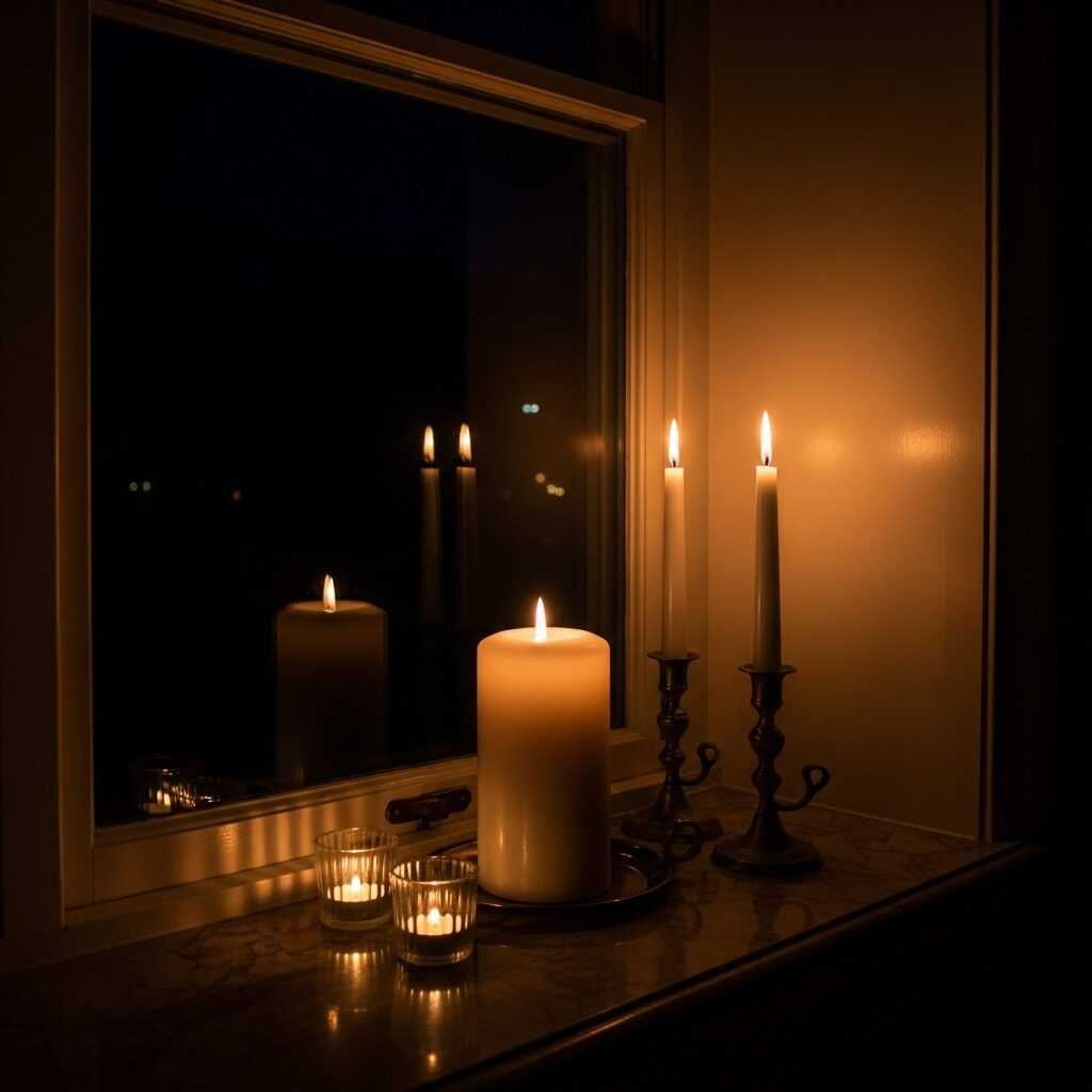 Creating the Perfect Midnight Candle Setup