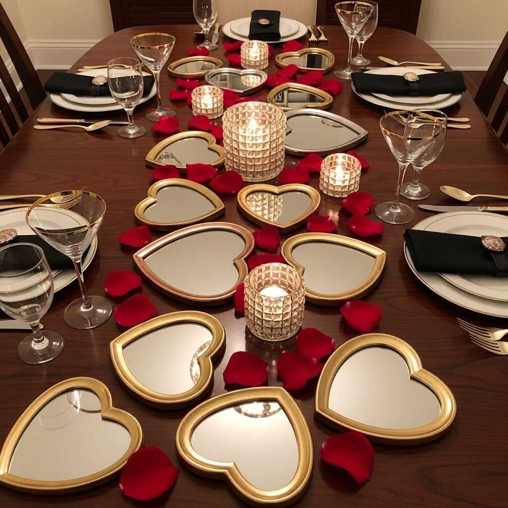Creative Ways to Use Heart Shaped Mirrors for Valentine’s Decor