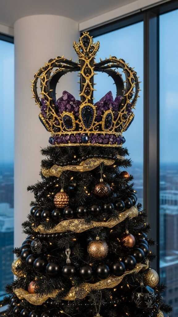 Crown Tree Toppers for Bold Glam Statements