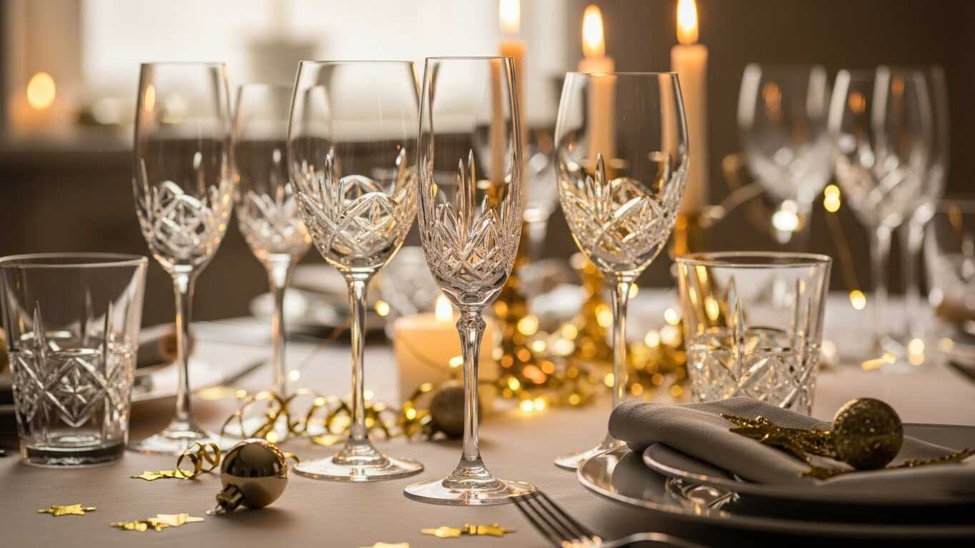 Elegant Champagne Glass Sets for New Year’s Eve