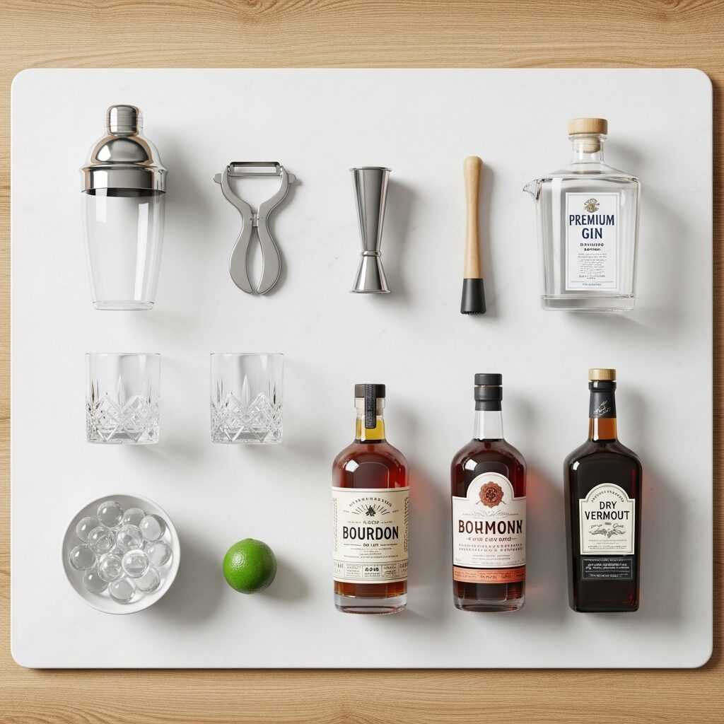 Essential Items for a Minimalist Bar Cart