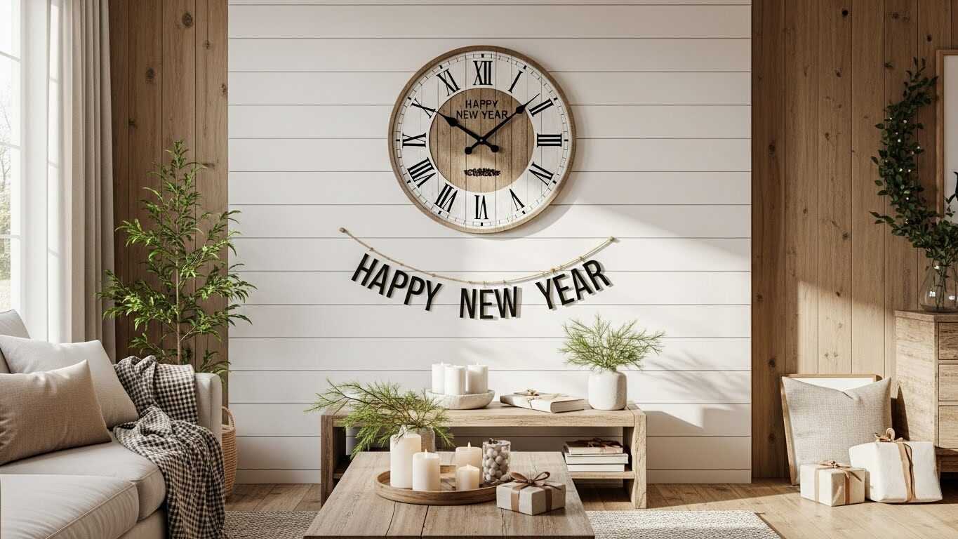 Farmhouse Clocks to Elevate Your New Year Countdown