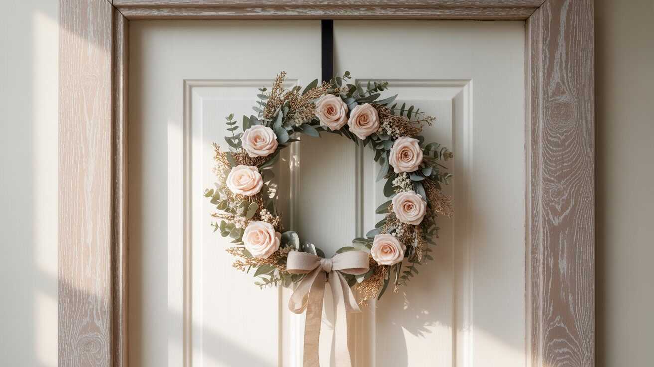 Farmhouse Floral Valentine’s Day Wreaths for Front Doors