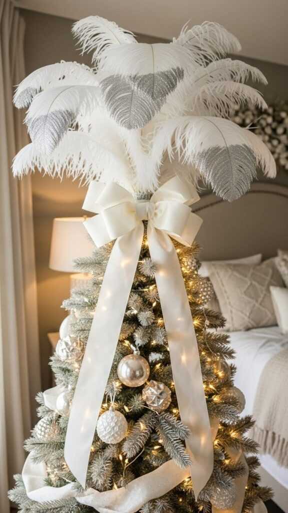 Feather and Ribbon Toppers for Soft Glam