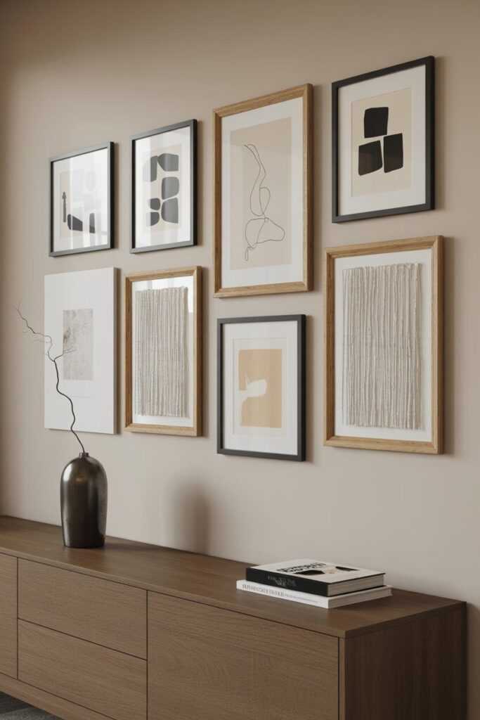 Gallery Walls with Modern Flair