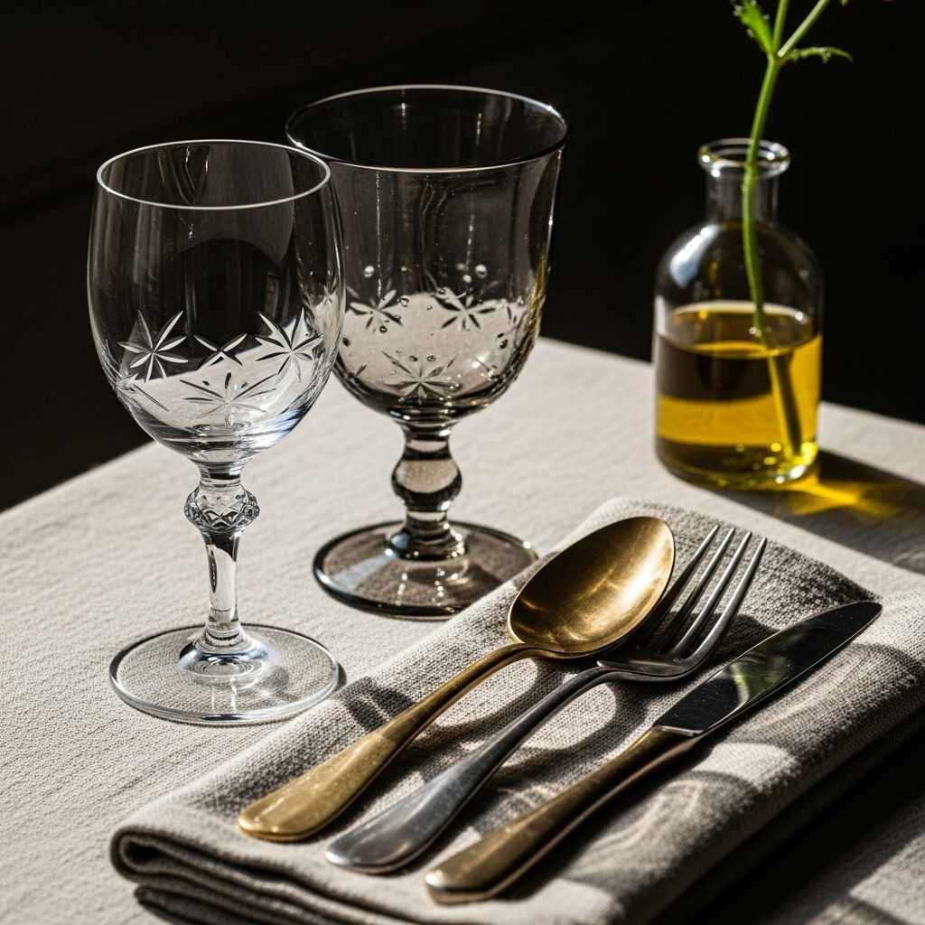 Glassware and Flatware That Complete the Look
