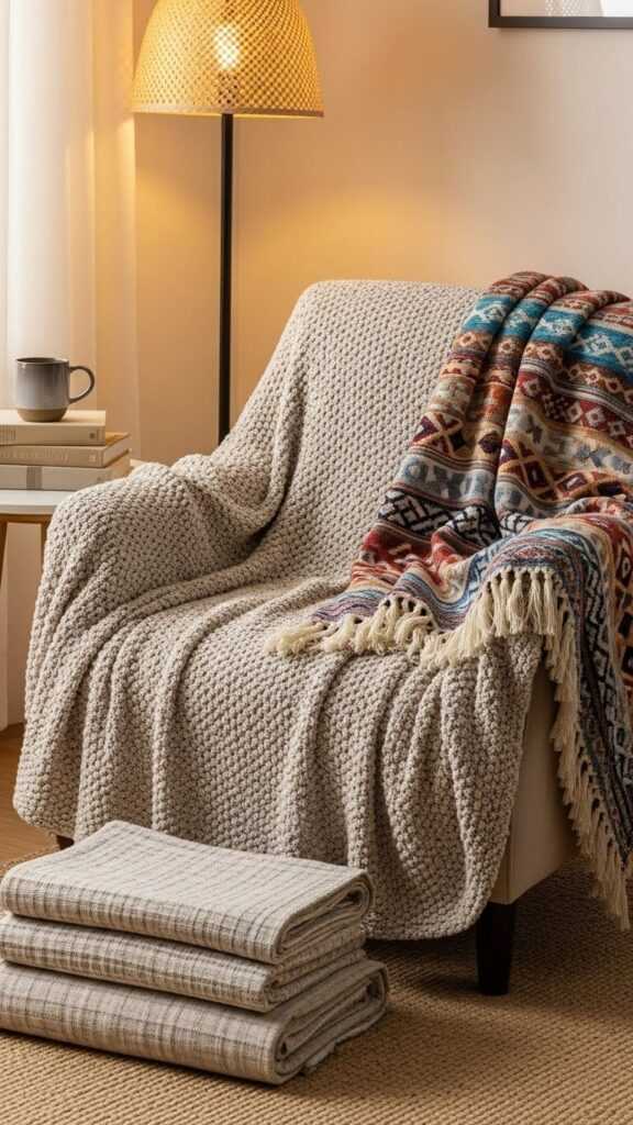 How to Layer Boho Throws Like a Pro