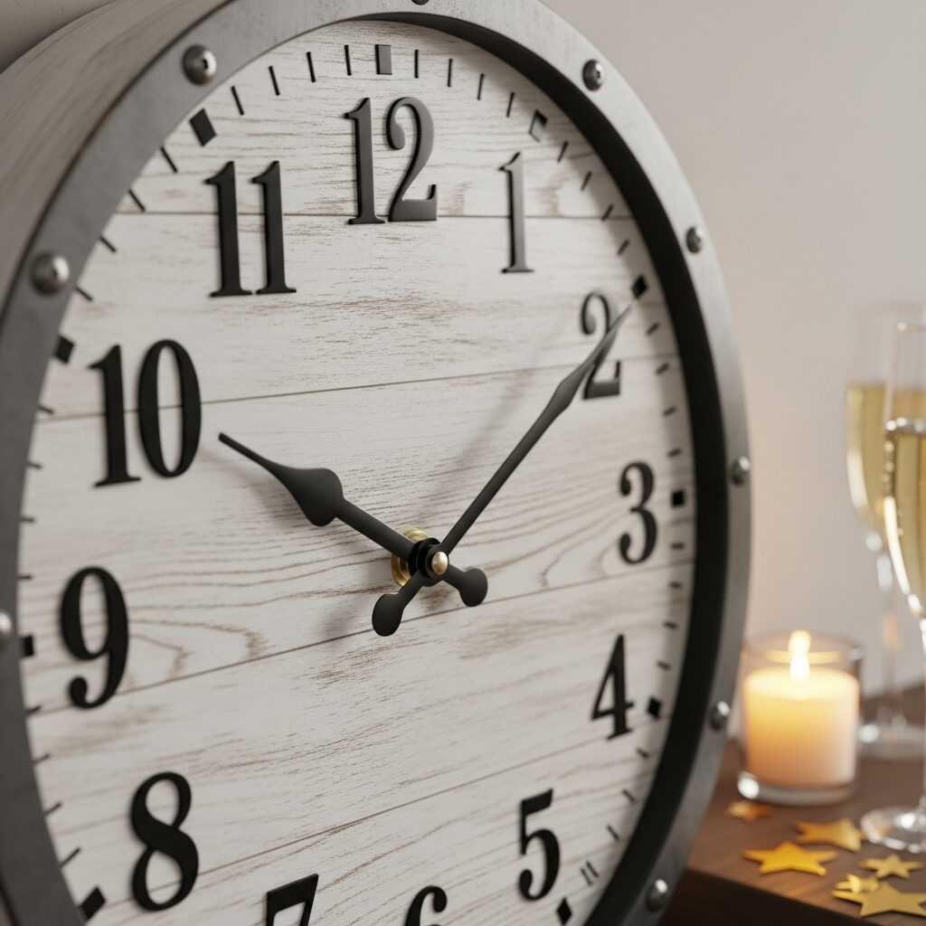 Key Features to Look for in a New Year Countdown Farmhouse Clock