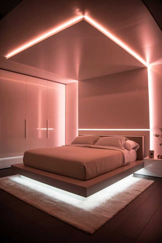 LED Strip Lights Add a Modern Romantic Flair