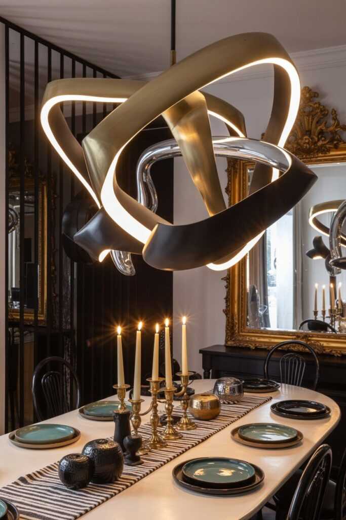 Mixed Metal Pendant Lighting for the Bold Decor Lover