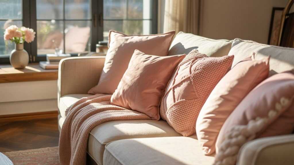 Pink Valentine Throw Pillows for Cozy Living Rooms