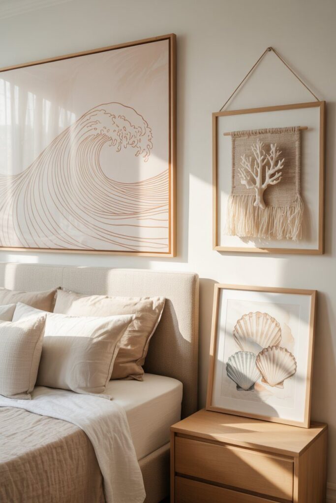 Popular Coastal Wall Art Styles for Romantic Spaces