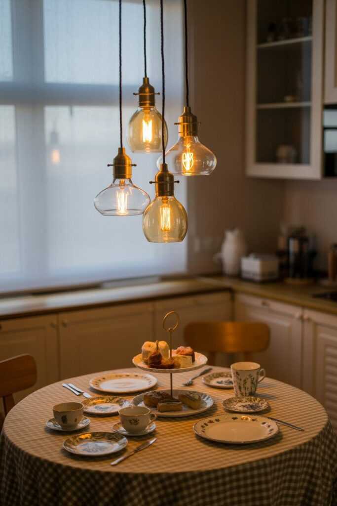 Small Cluster Pendant Arrangements for a Charming Look