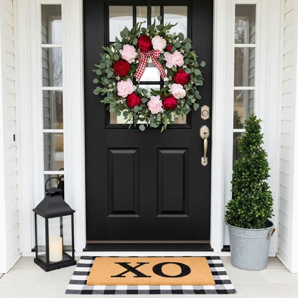 Styling Your Front Door Around the Wreath