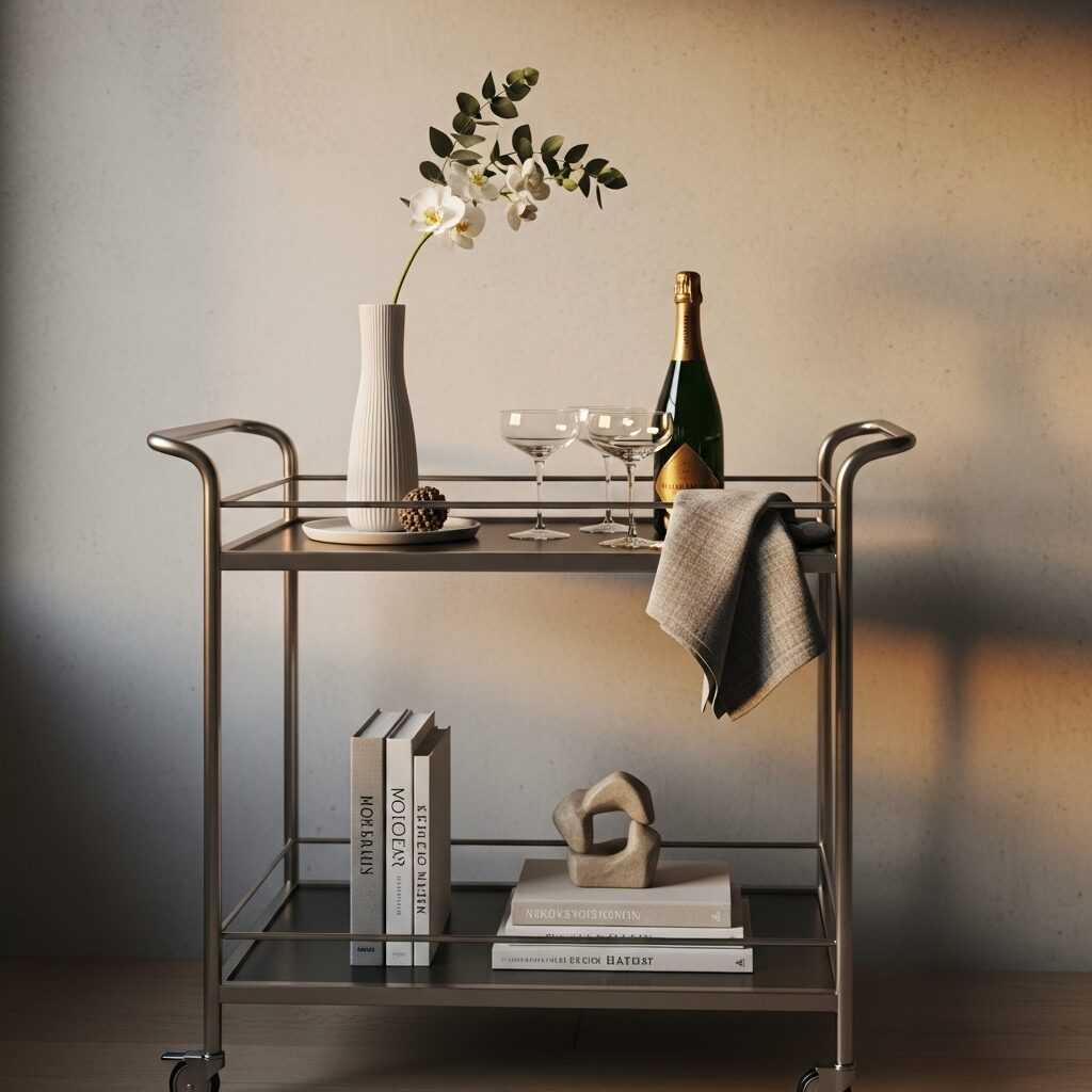 Styling Your Minimalist Bar Cart