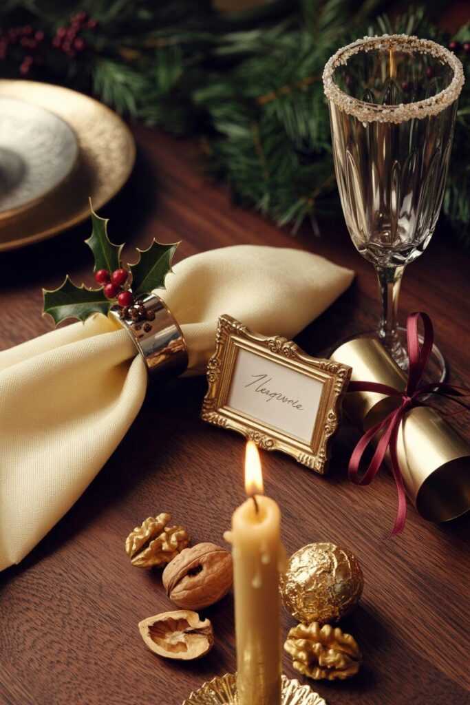 The Final Touches That Make Your Set Look Festive