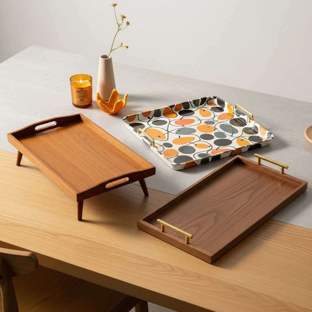 Types of Mid Century Serving Trays You Will Love