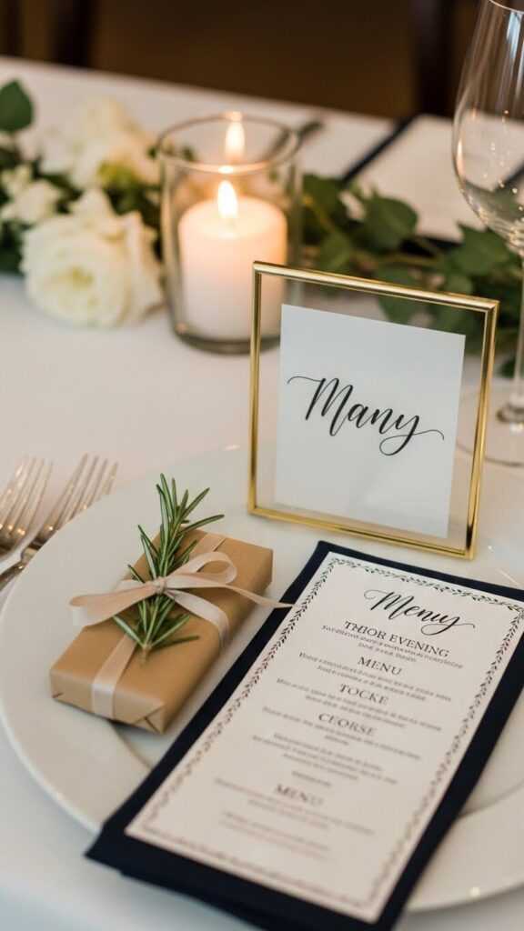 Use Personalized Details To Make The Dinner Feel Special