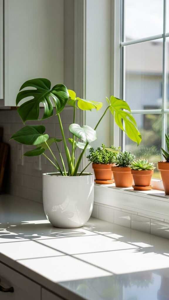 Use Plants for a Clean, Refreshing Look