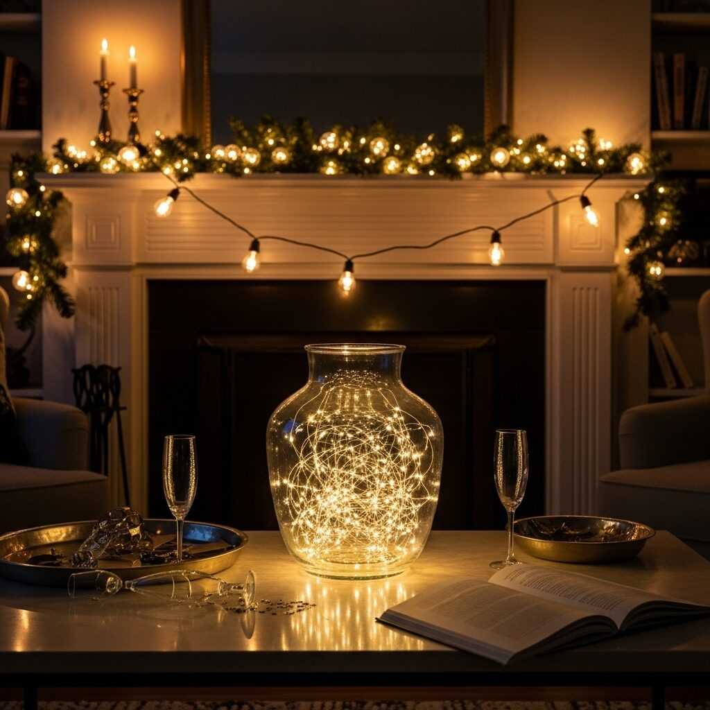 Where To Use Modern String Lights For a New Year Glow Up