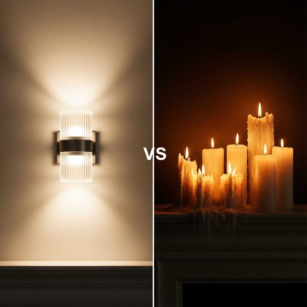 Why Wall Sconces Beat Candles Every Time