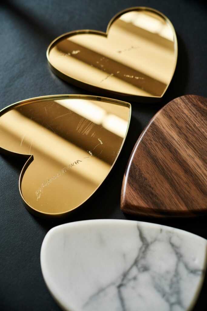 Best Materials for Chic Heart Shaped Mirrors