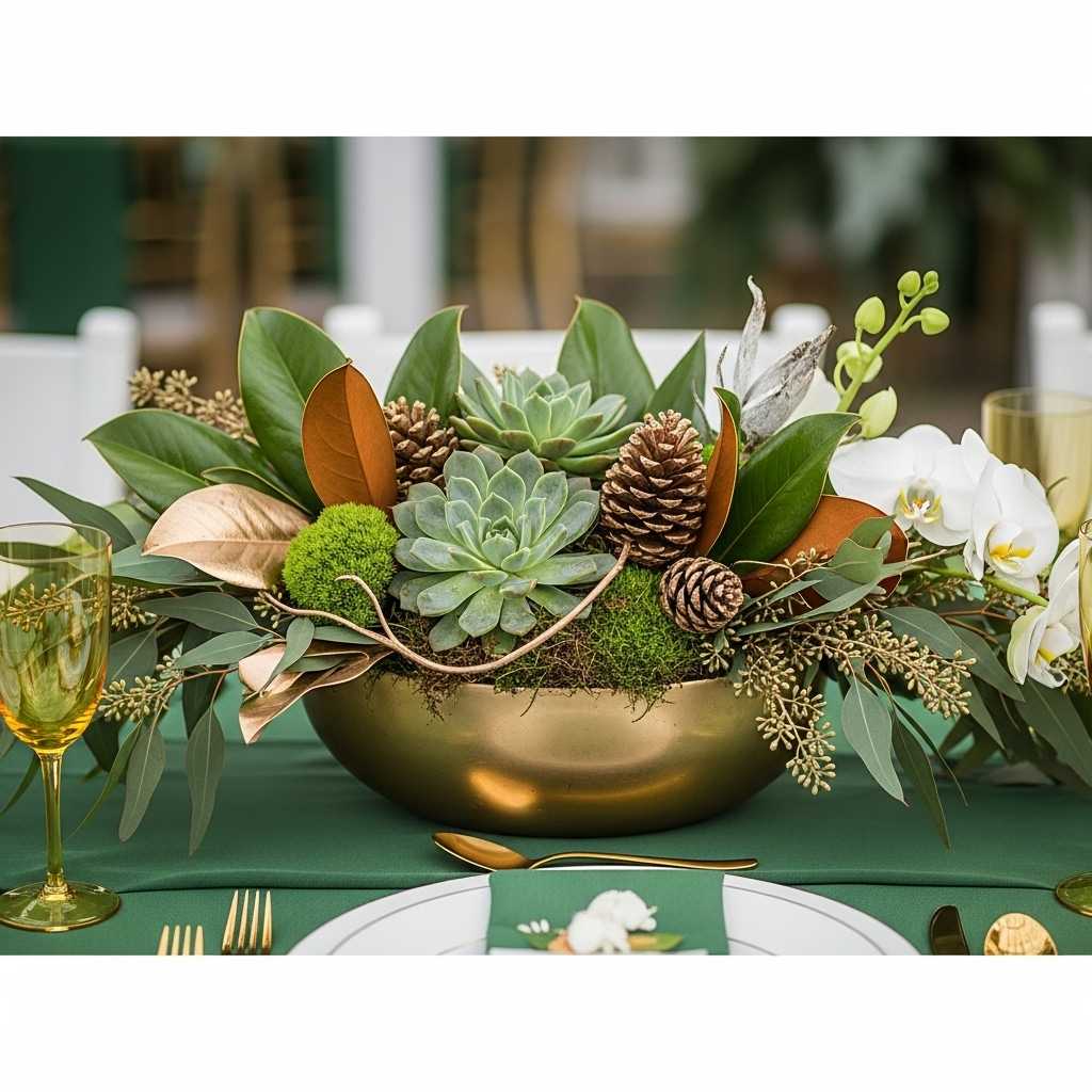 Centerpieces That Balance Glam and Nature
