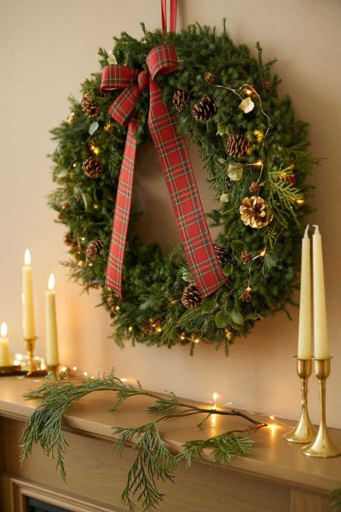 Decorating Rustic Wreaths for Different Winter Moments