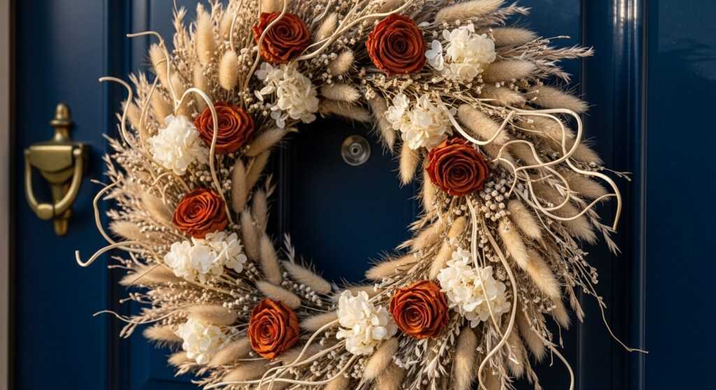 Dried Floral Wreaths That Last All Season