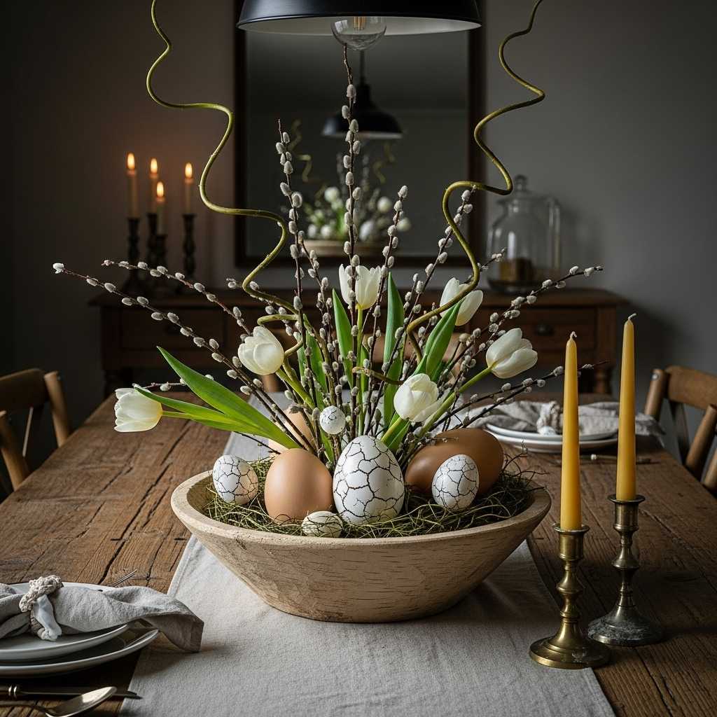 Farmhouse Easter Baskets as Spring Decor