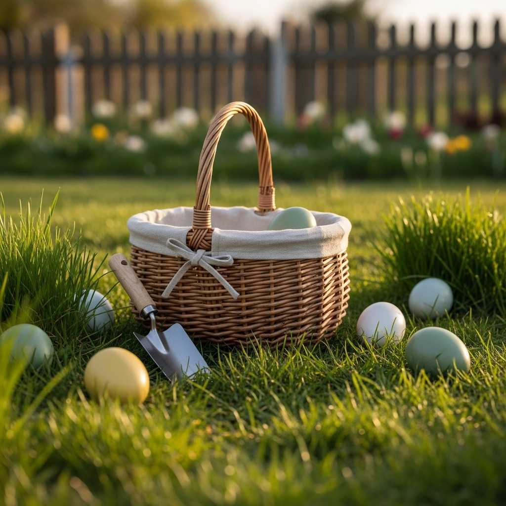 Farmhouse Easter Baskets for Egg Hunts