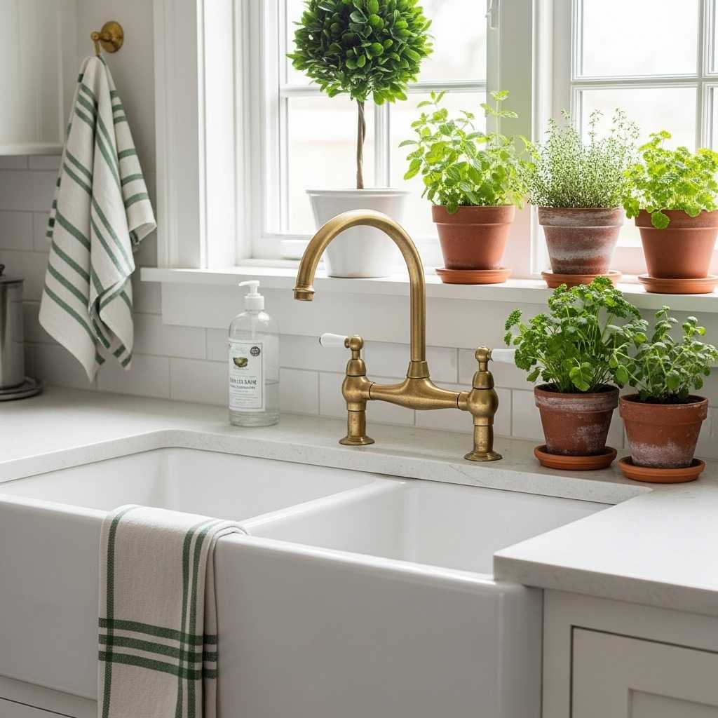 Farmhouse Sink Area Decor That Feels Fresh