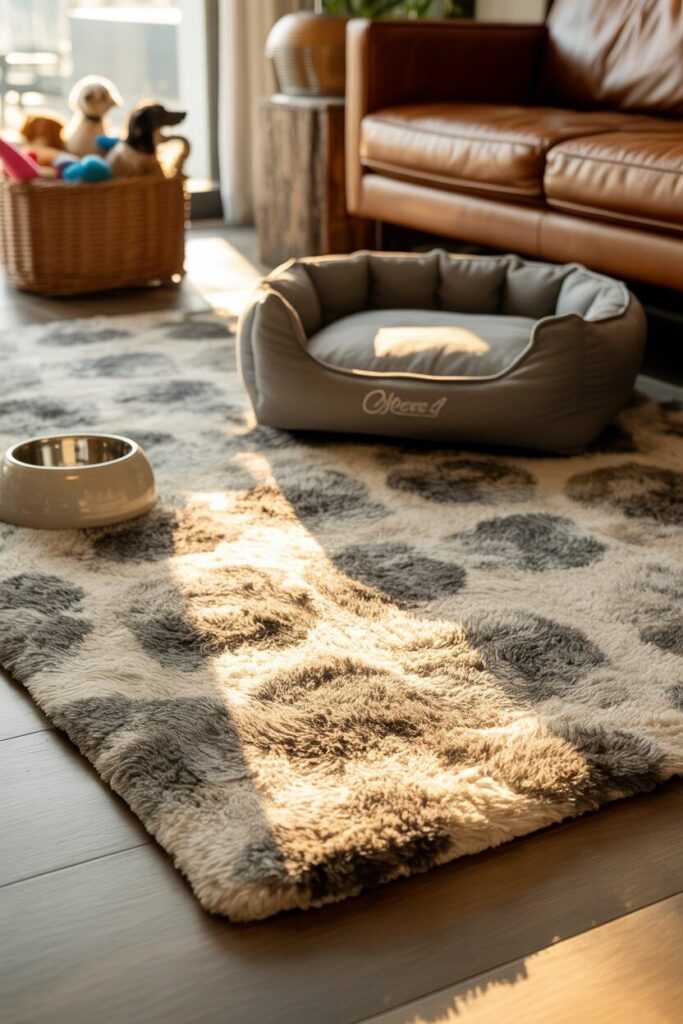 Faux Fur Rugs and Pets