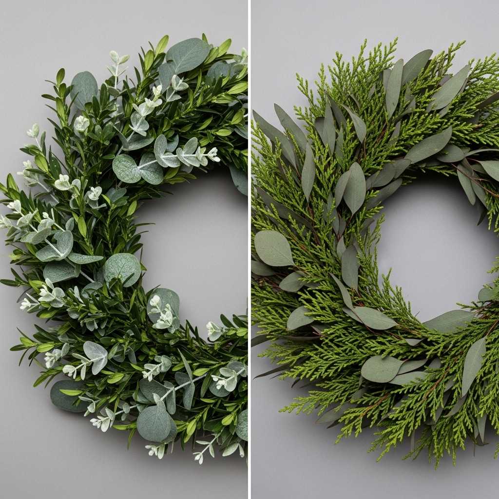 Faux vs Real Greenery Wreaths