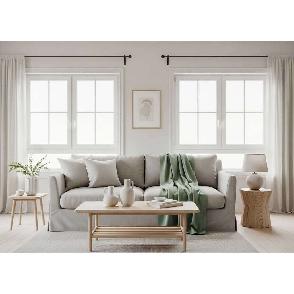 Final Thoughts on Calm Living with Soft Green Throws