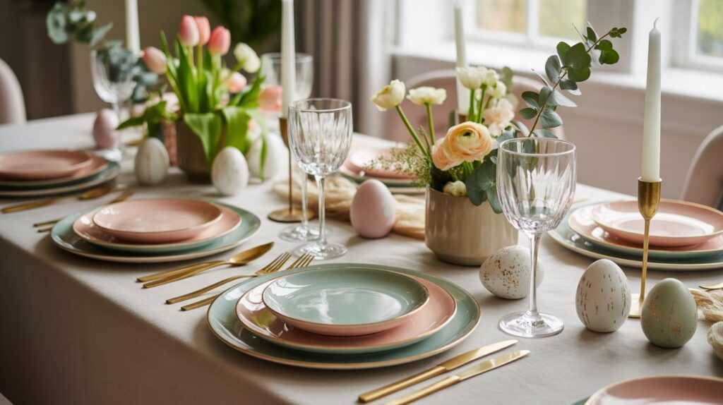 Glam Easter Dinnerware Sets for a Stunning Table