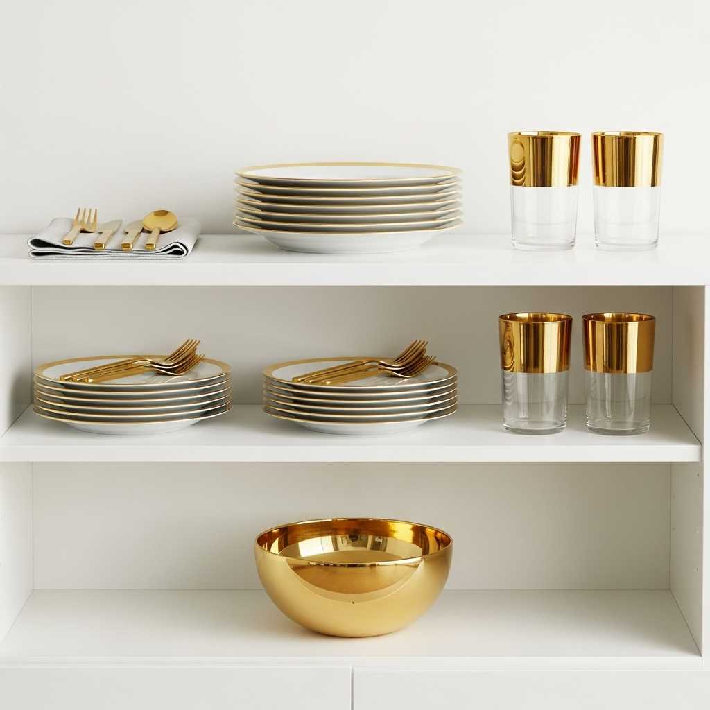 How to Build a Gold Tableware Collection Slowly