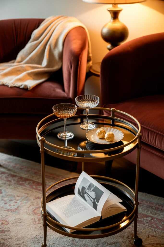 Making the Bar Cart Part of the Evening