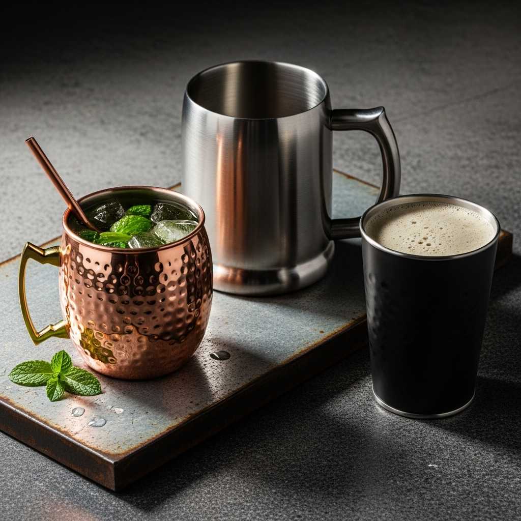 Metal Drinkware for a Bold Statement