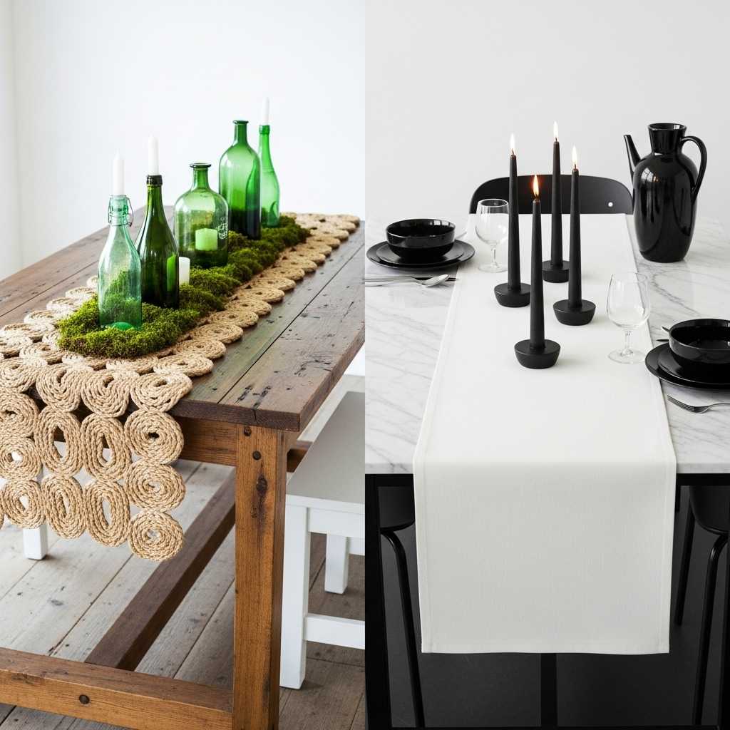Minimalist Easter Table Runners for Different Table Styles