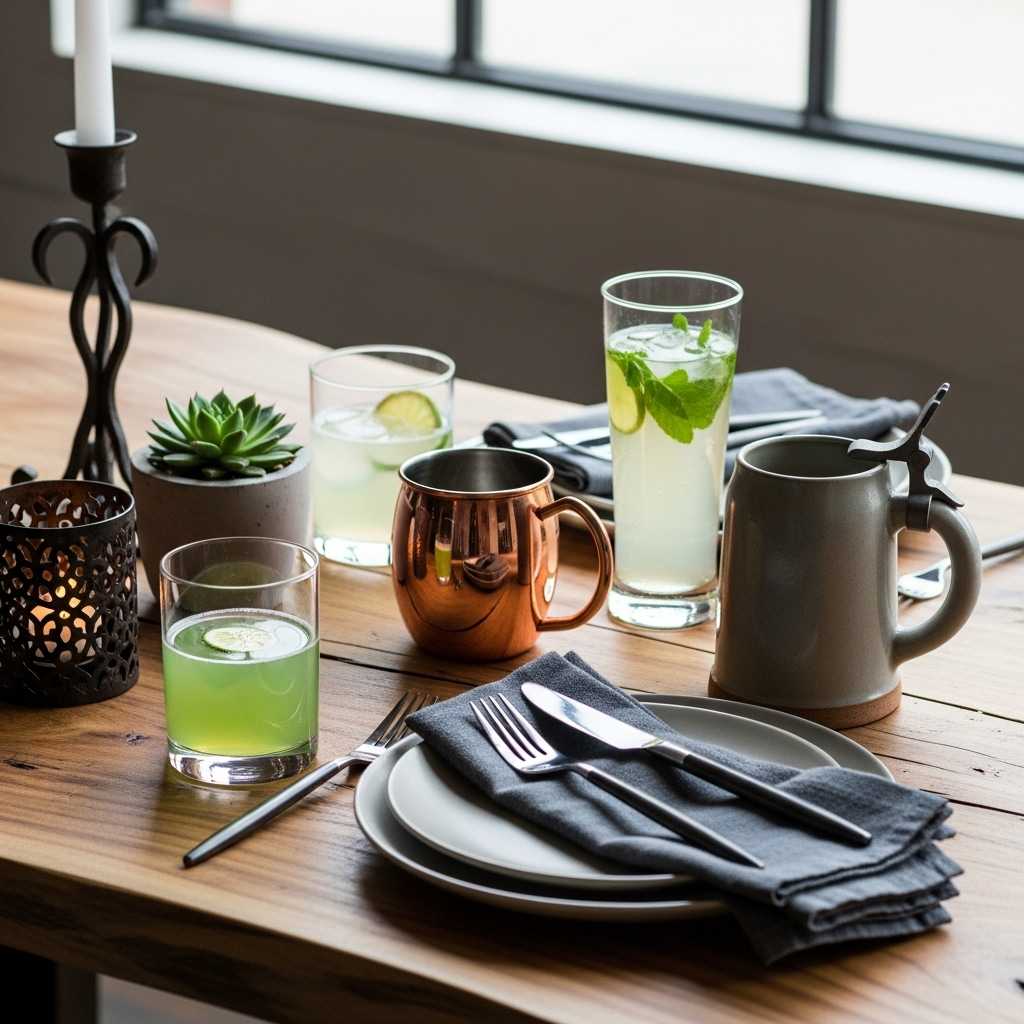 Mixing Materials for an Effortless Industrial Look