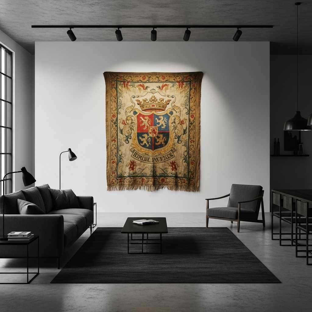 Mixing Traditional Banners With Modern Decor