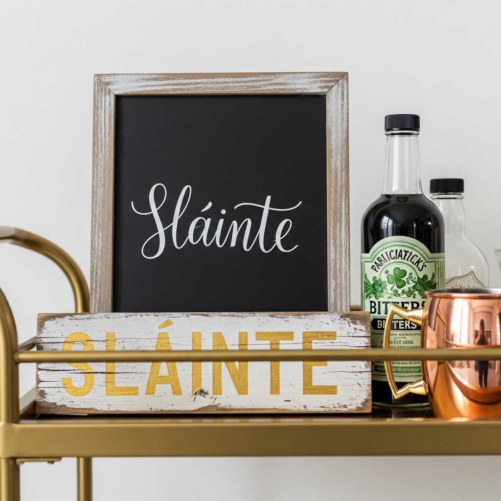 Rustic St Patrick’s Day Signage That Feels Grown-Up