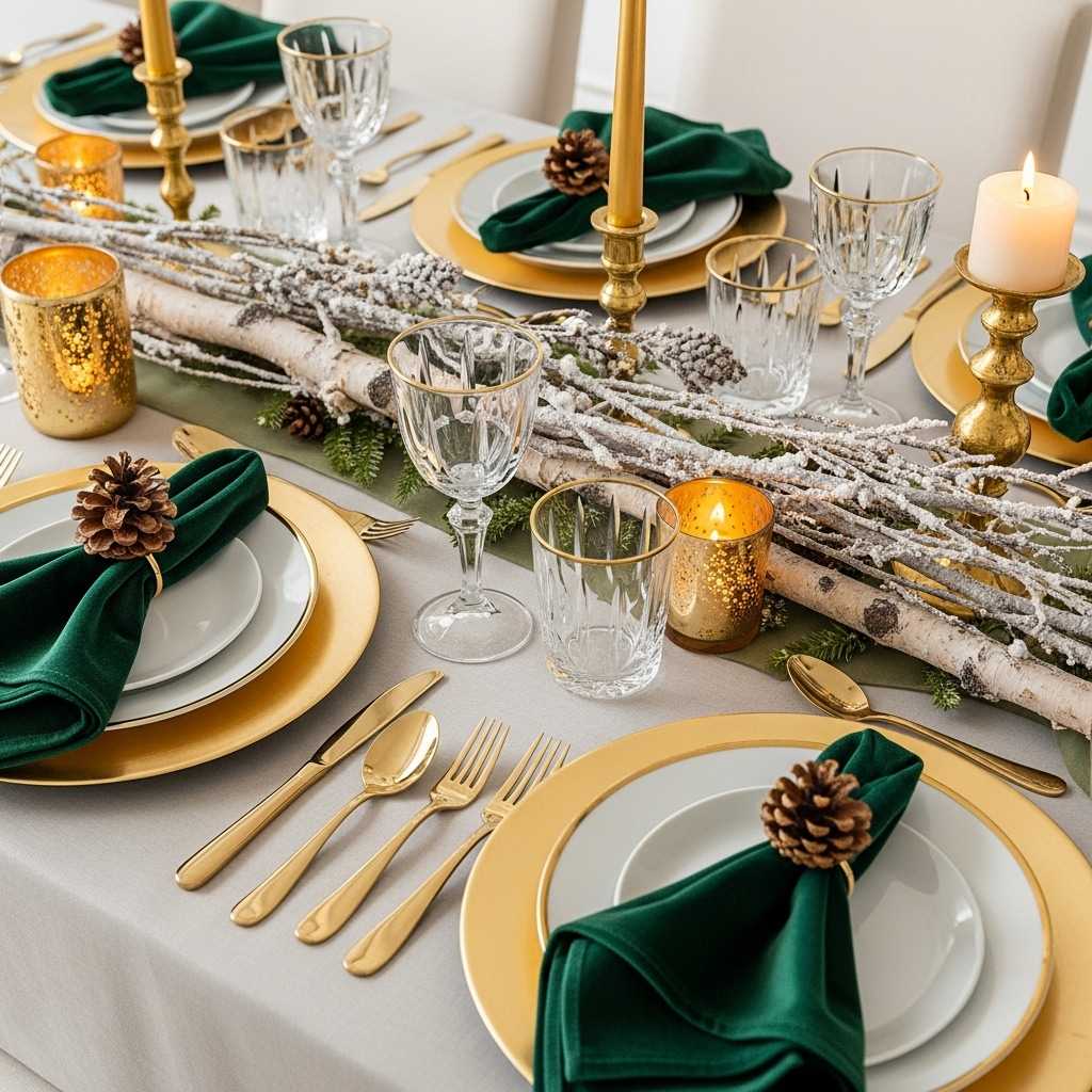 Seasonal Styling with Gold Tableware