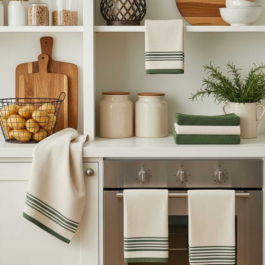 Styling Farmhouse Kitchen Towels Like a Pro