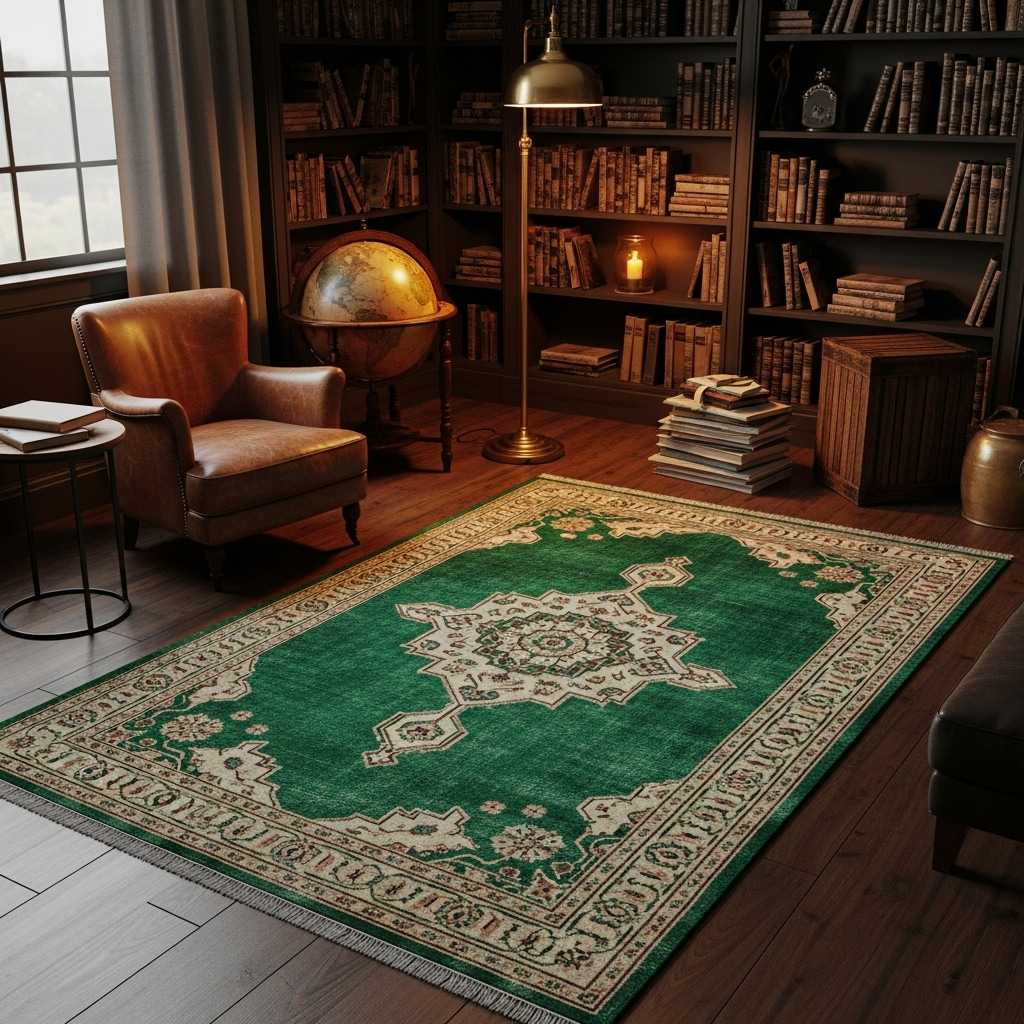 Why Emerald Green Boho Rugs Feel Timeless