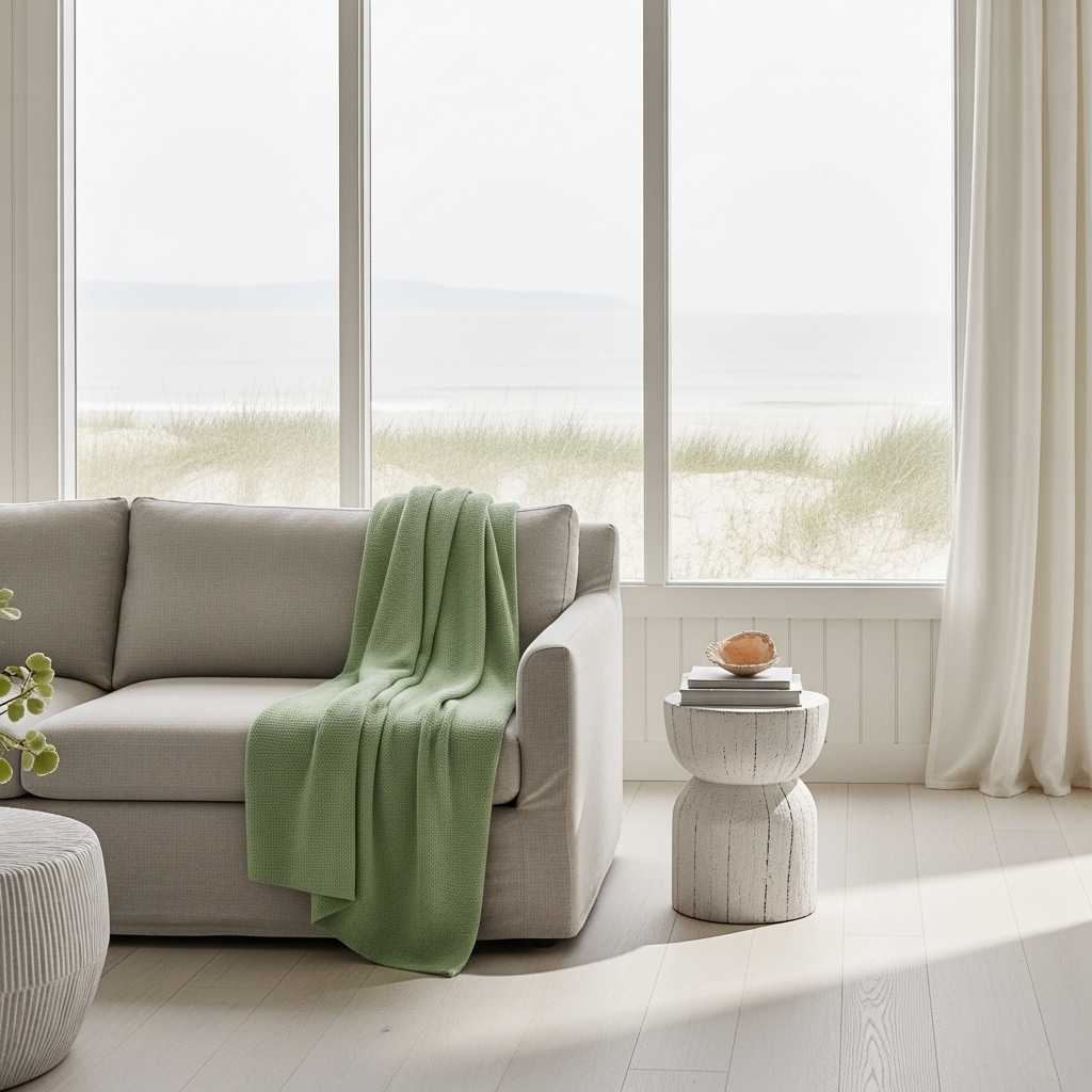 Why Soft Green Works So Well in Coastal Living Spaces