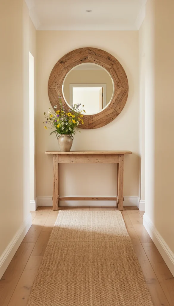Best Placement Ideas for Rustic Farmhouse Mirrors in Hallways